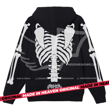 HODDIE BLACK BABYMETAL SKULL CIERRE