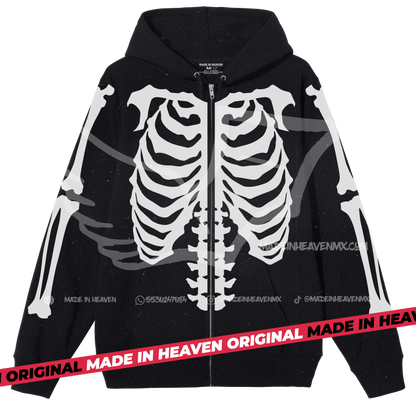 HODDIE BLACK BABYMETAL SKULL CIERRE
