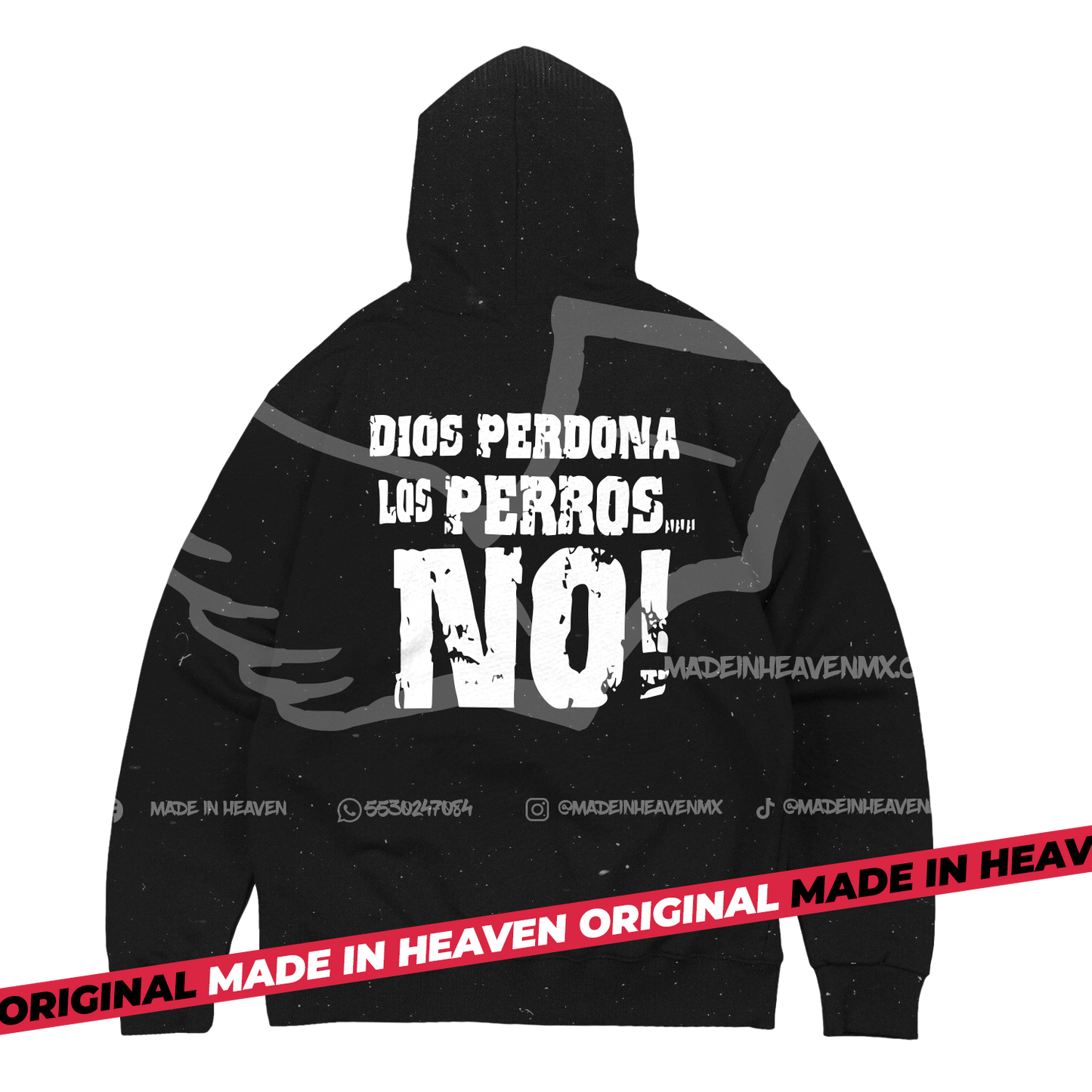 HODDIE ZERO MIEDO PERROS DEL MAL