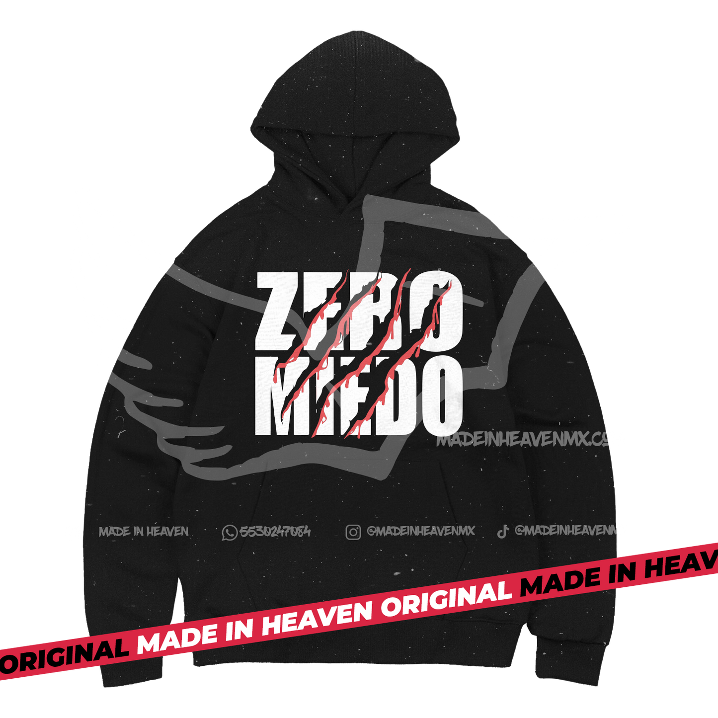 HODDIE ZERO MIEDO PERROS DEL MAL